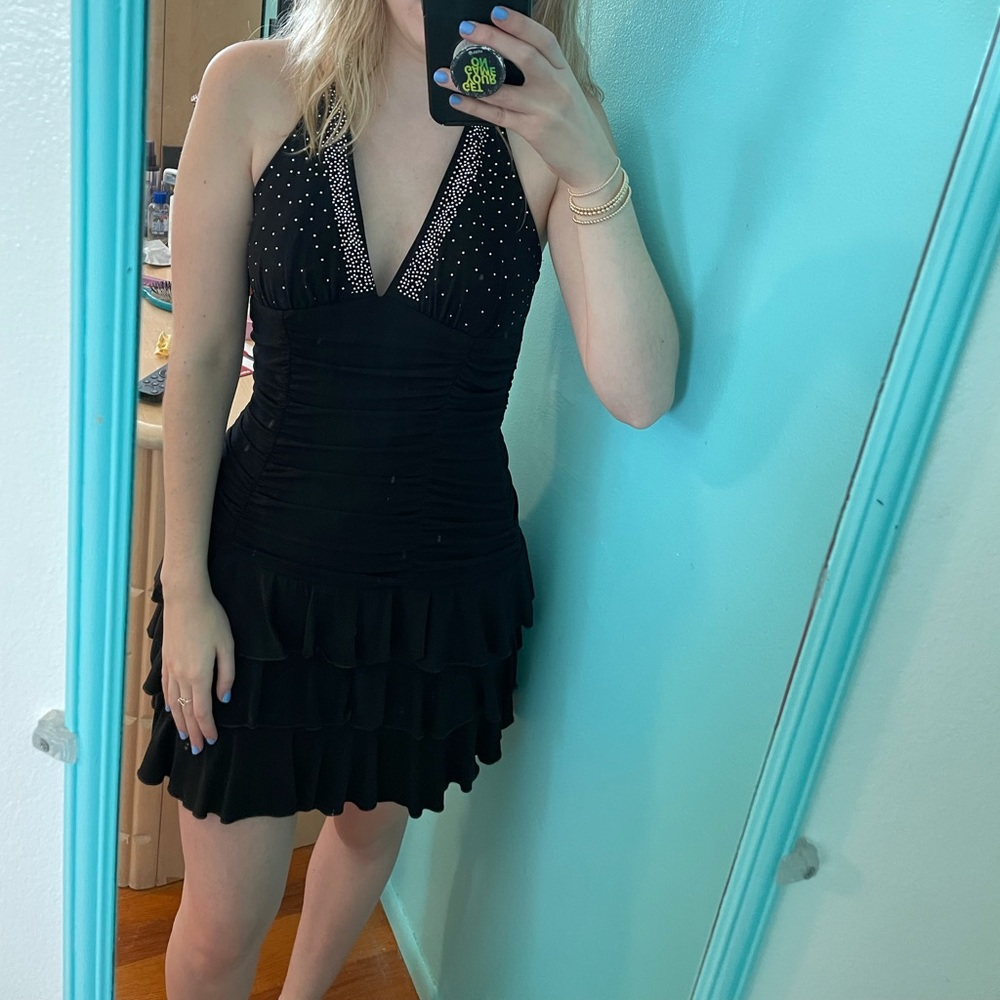 90’s inspired Halter Dress